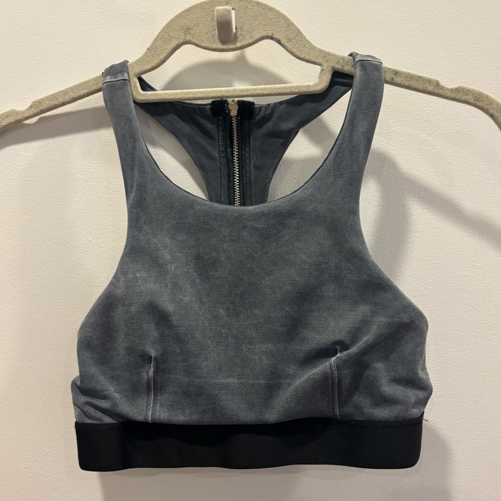BLUE LIFE FIT Sports Bra, Zipper Back, Size S, Excellent Condition